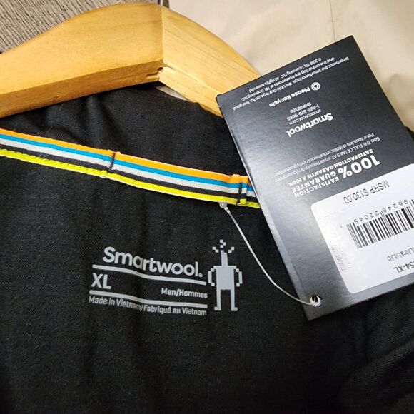 Smartwool Jiberish Merino Wool Sport Ultra Light Hoodie Jacket Mens Size XL - Picture 7 of 16